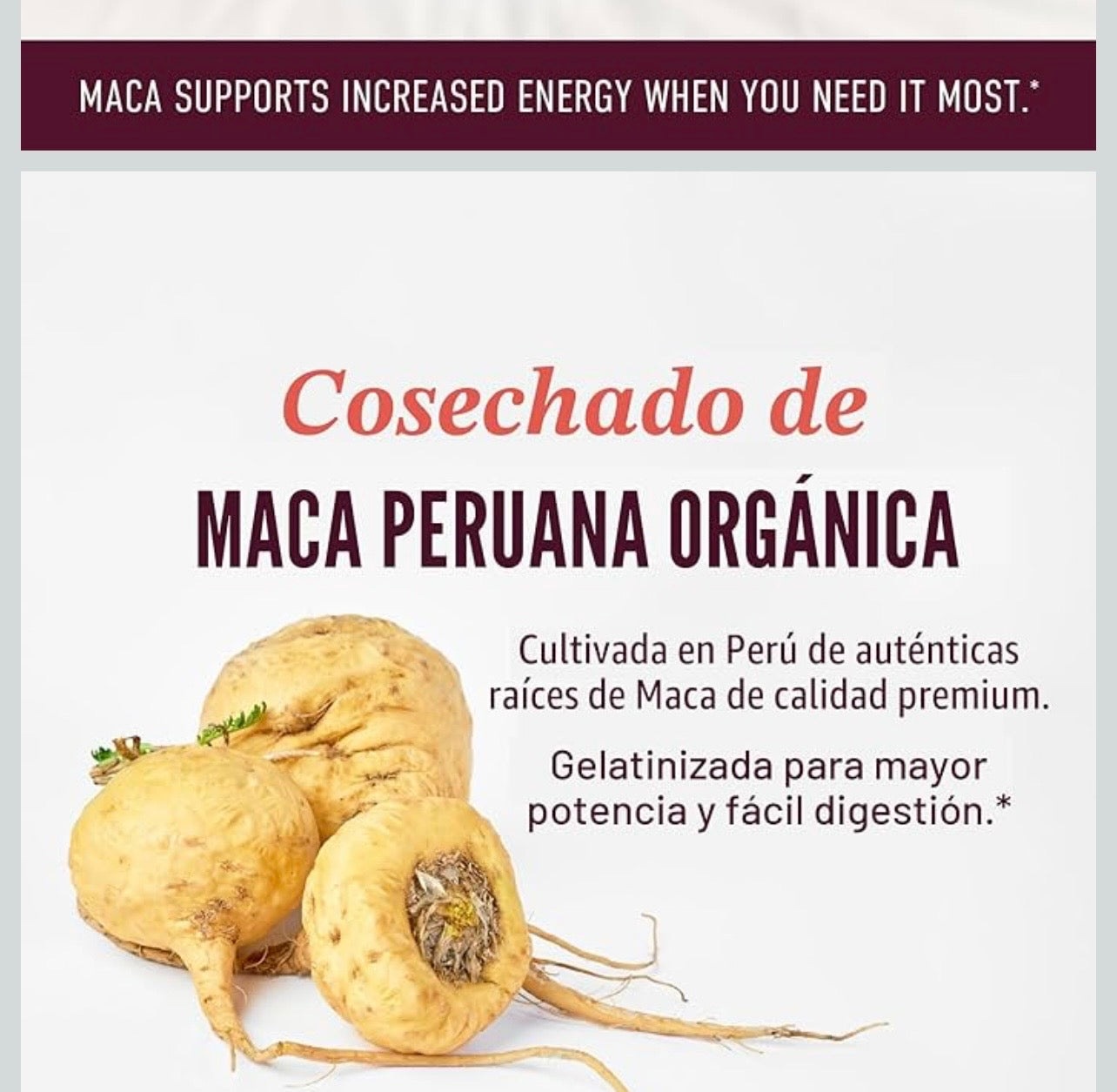 Cápsulas de raíz de maca orgánica para mujeres | Maca peruana 2250 mg extra fuerte | Polvo de raíz roja, negra y amarilla con pimienta negra | Suplemento de hierbas para apoyar el equilibrio